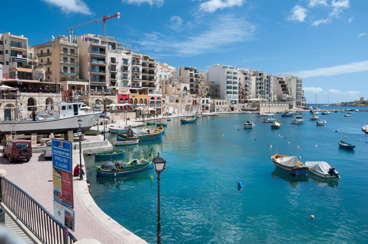 Modern Apartment Steps From Balluta Bay سليمة المظهر الخارجي الصورة